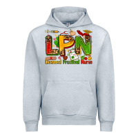 Heather Grey licensed practical nurse Urban Hoodie - Zillion Design Studio