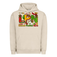 Pigment French Oak licensed practical nurse Urban Hoodie - Zillion Design Studio