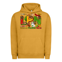 Pigment Peanut Butter licensed practical nurse Urban Hoodie - Zillion Design Studio