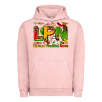 Pigment Salmon licensed practical nurse Urban Hoodie - Zillion Design Studio