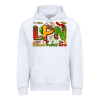 White licensed practical nurse Urban Hoodie - Zillion Design Studio