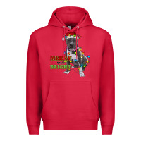 Cardinal merry and bright pitbull Premium Hoodie - RanaPortraitStore
