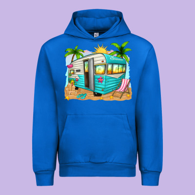 Summer Caravan Urban Hoodie Designed By Texasbilliewilder