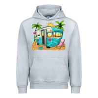 Heather Grey summer caravan Urban Hoodie - texasbilliewilder