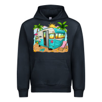 Navy summer caravan Urban Hoodie - texasbilliewilder