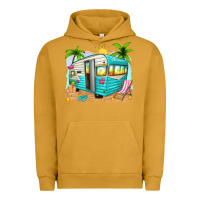 Pigment Peanut Butter summer caravan Urban Hoodie - texasbilliewilder