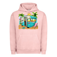 Pigment Salmon summer caravan Urban Hoodie - texasbilliewilder