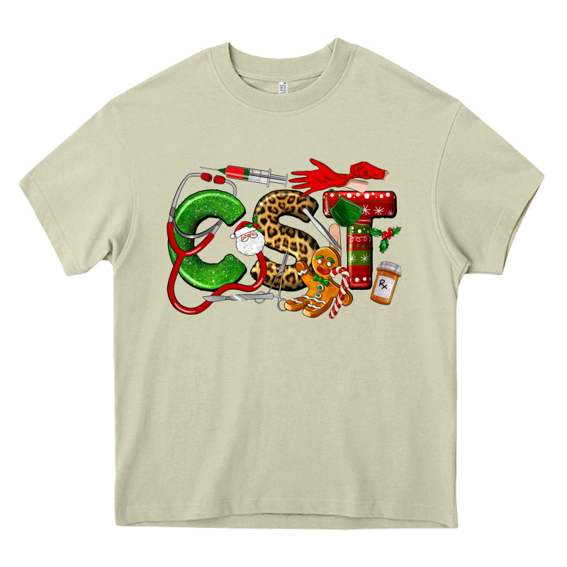 Christmas Cetified Surgical Technologist Heavy Core Tee by LillyAllenDesigns | Teevron