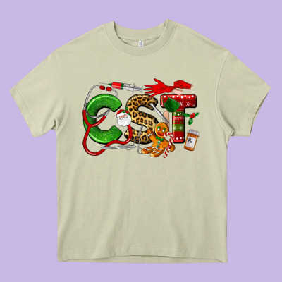 Christmas Cetified Surgical Technologist Heavy Core Tee Designed By Lillyallendesigns