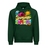 Forest Green summer camping Urban Hoodie - texasbilliewilder