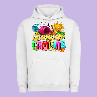 Summer Camping Urban Hoodie Designed By Texasbilliewilder