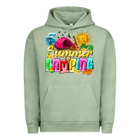 Pigment Oil Green summer camping Urban Hoodie - texasbilliewilder