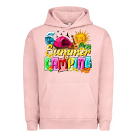 Pigment Salmon summer camping Urban Hoodie - texasbilliewilder
