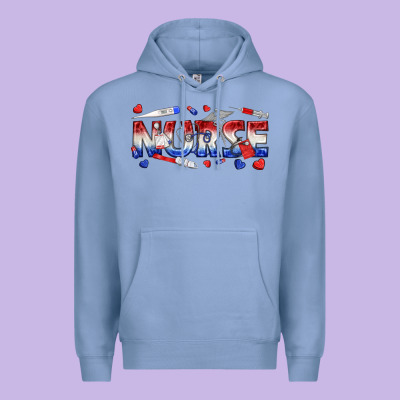 American Nurse Premium Hoodie Designed By Texasbilliewilder