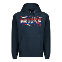 Navy american nurse Premium Hoodie - texasbilliewilder