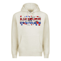 Oatmeal Heather american nurse Premium Hoodie - texasbilliewilder