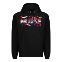 Black american nurse Premium Hoodie - texasbilliewilder