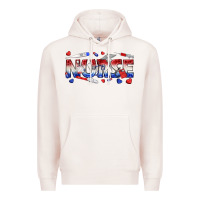 Pale Pink american nurse Premium Hoodie - texasbilliewilder