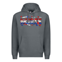 Rock american nurse Premium Hoodie - texasbilliewilder