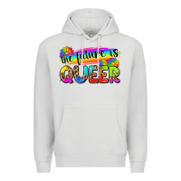 Dove Grey the future is queer Premium Hoodie - Zillion Design Studio
