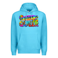 Ocean Blue the future is queer Premium Hoodie - Zillion Design Studio