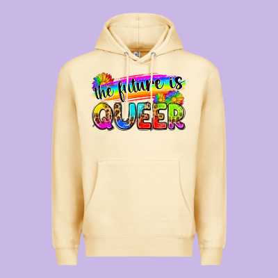The Future Is Queer Premium Hoodie Designed By Zillion Design Studio