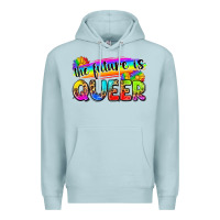 Blue Mist the future is queer Premium Hoodie - Zillion Design Studio