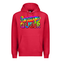 Cardinal the future is queer Premium Hoodie - Zillion Design Studio