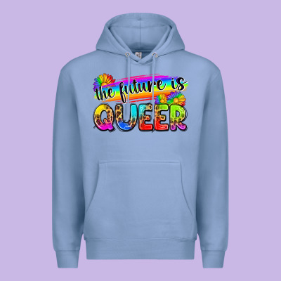 The Future Is Queer Premium Hoodie Designed By Zillion Design Studio