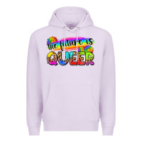 Lilac the future is queer Premium Hoodie - Zillion Design Studio
