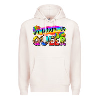 Pale Pink the future is queer Premium Hoodie - Zillion Design Studio