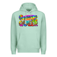 Seafoam the future is queer Premium Hoodie - Zillion Design Studio
