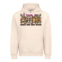 Sandshell i run on caffeine chaos and cuss words Urban Hoodie - Zillion Design Studio