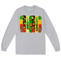 Moon Dust juneteenth brushstrokes Long Sleeve Tee - BarkalooDesign
