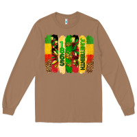 Juneteenth Brushstrokes Long Sleeve Tee | Teevron
