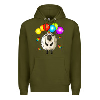 Army Green rainbow sheep Premium Hoodie - Zillion Design Studio