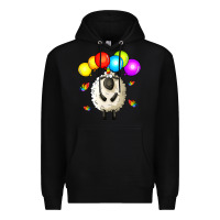 Black rainbow sheep Premium Hoodie - Zillion Design Studio