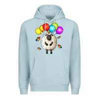 Blue Mist rainbow sheep Premium Hoodie - Zillion Design Studio