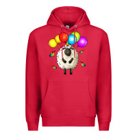 Cardinal rainbow sheep Premium Hoodie - Zillion Design Studio