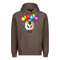 Coffee rainbow sheep Premium Hoodie - Zillion Design Studio