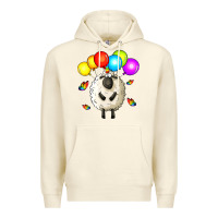 Sandshell rainbow sheep Premium Hoodie - Zillion Design Studio