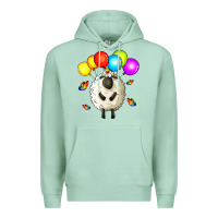 Seafoam rainbow sheep Premium Hoodie - Zillion Design Studio