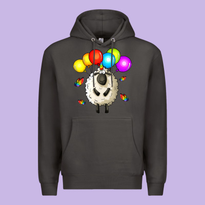 Rainbow Sheep Premium Hoodie Designed By Zillion Design Studio