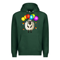 Sports Green rainbow sheep Premium Hoodie - Zillion Design Studio
