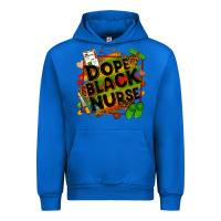 Cobalt dope black nurse Urban Hoodie - Zillion Design Studio