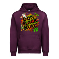 Mauve Wine dope black nurse Urban Hoodie - Zillion Design Studio