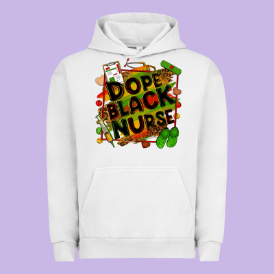 Dope Black Nurse Urban Hoodie Designed By Zillion Design Studio