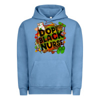 Pigment Pebble Blue dope black nurse Urban Hoodie - Zillion Design Studio