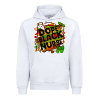 White dope black nurse Urban Hoodie - Zillion Design Studio