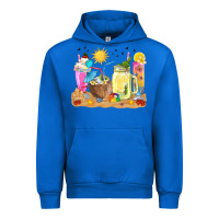Cobalt summer drinks coffee cups Urban Hoodie - texasbilliewilder